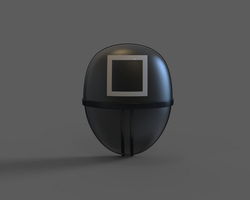 鱿鱼游戏面具Rhino犀牛模型下载