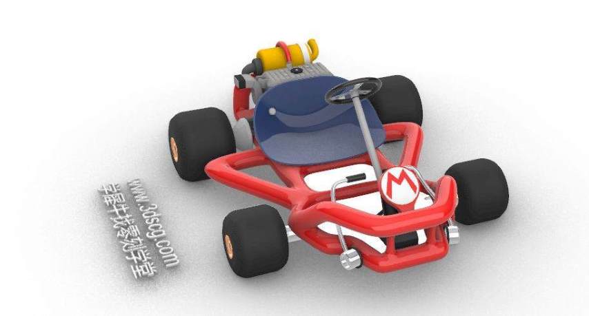 马里奥赛车Rhino犀牛模型下载