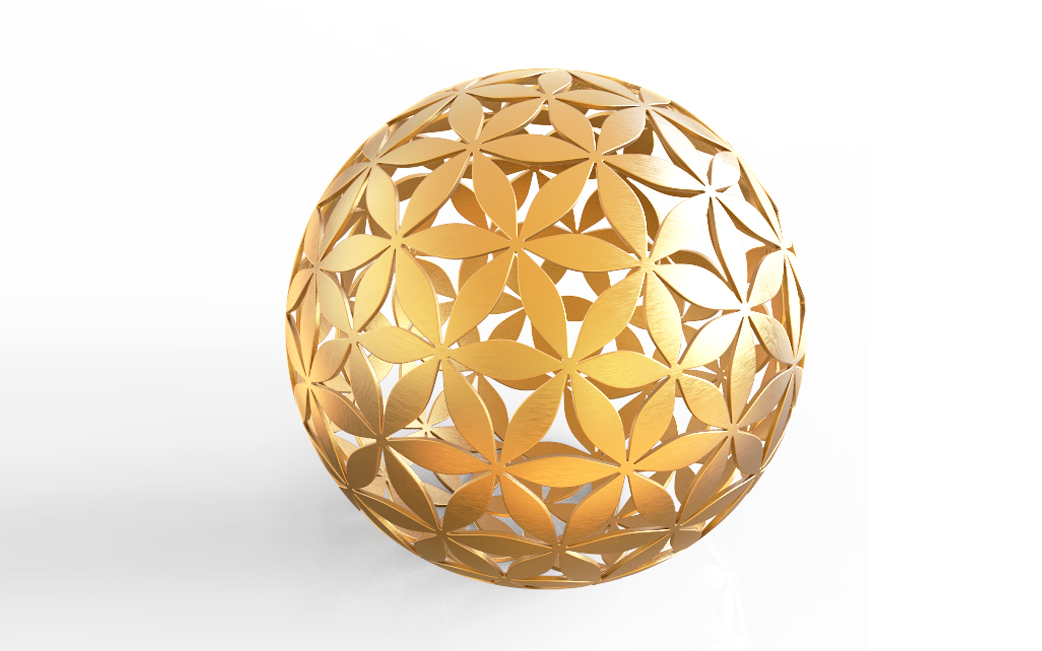 镂空花瓣球Rhino犀牛模型下载