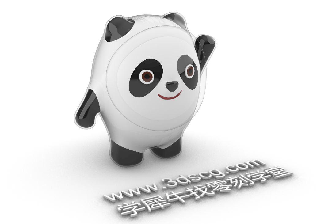 冰墩墩Rhino犀牛模型下载