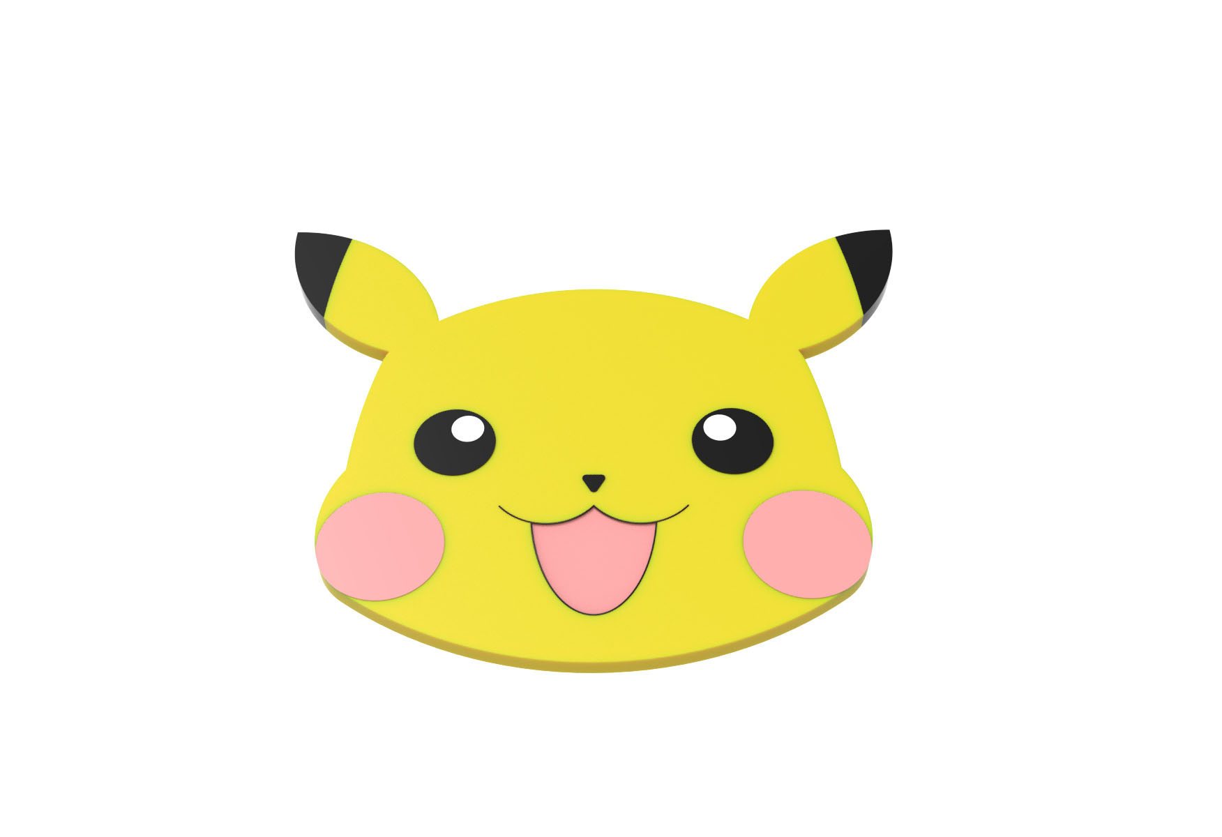 皮卡丘徽章Rhino犀牛模型下载