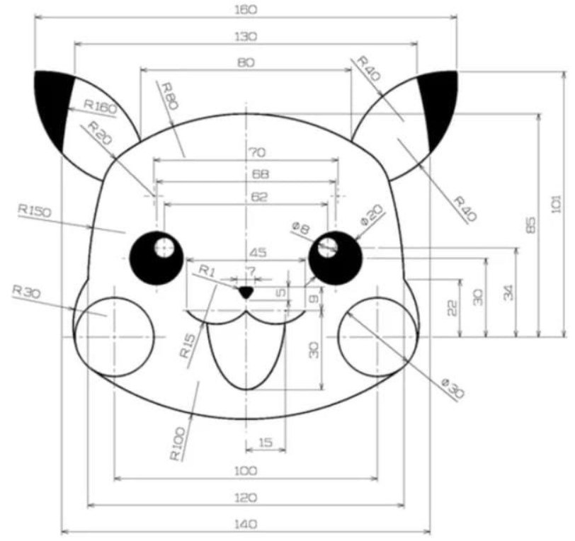 皮卡丘徽章Rhino犀牛模型下载