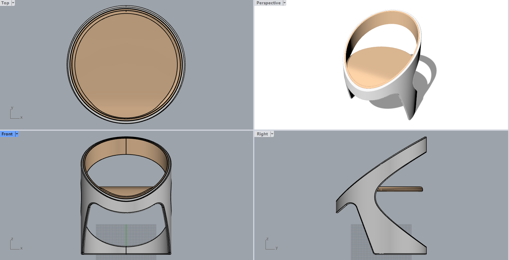 TubeChair圆管椅Rhino犀牛3dm模型源文件下载