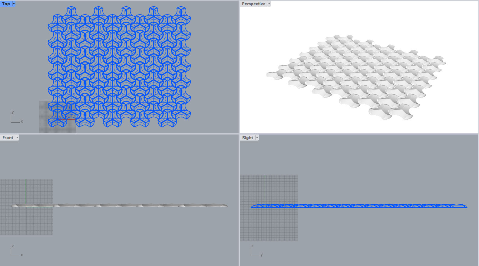 密拼3d圆弧三角叉纹理犀牛Rhino模型下载
