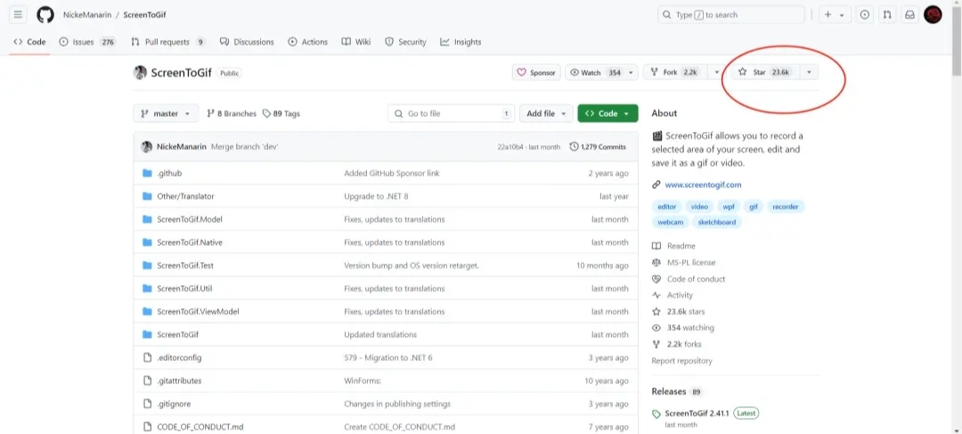 screentogif精选开源软件，Github名项-极猎游戏社区