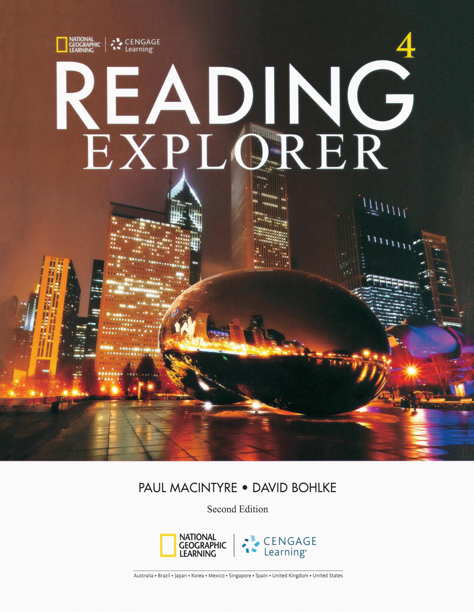 《Reading Explorer Level 4 Second Edition》国家地理Reading Explorer第二版 第4级别