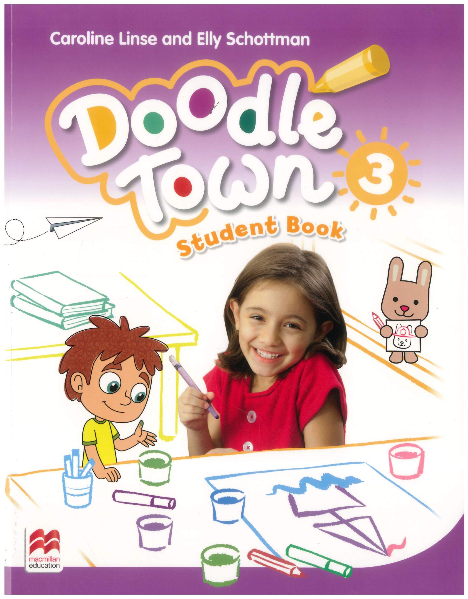 《Doodle Town Level 3》麦克米伦Doodle Town第一版 第3级别