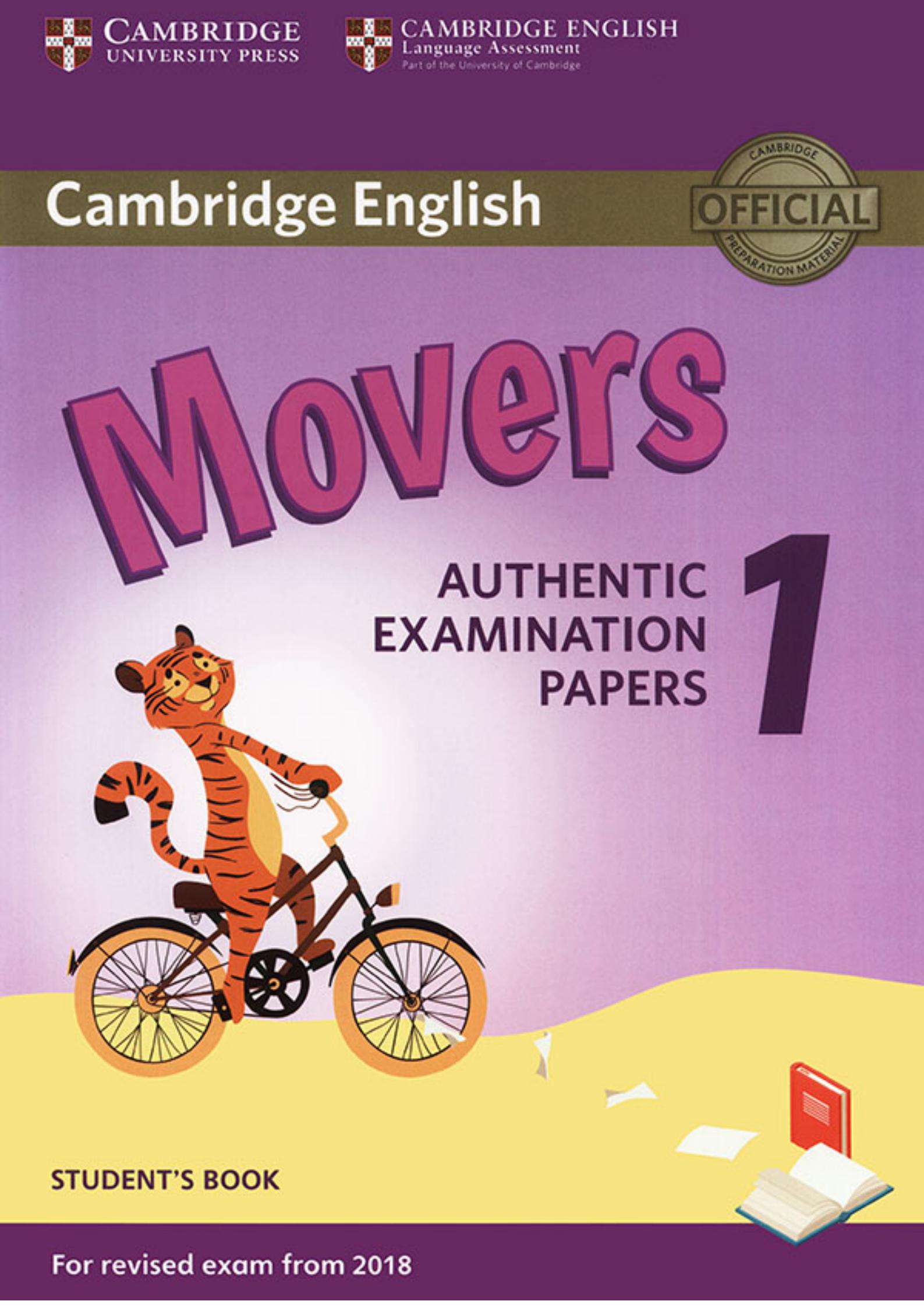 《Cambridge English Movers Level 1》剑桥英语考试（YLE）Movers 第1级别