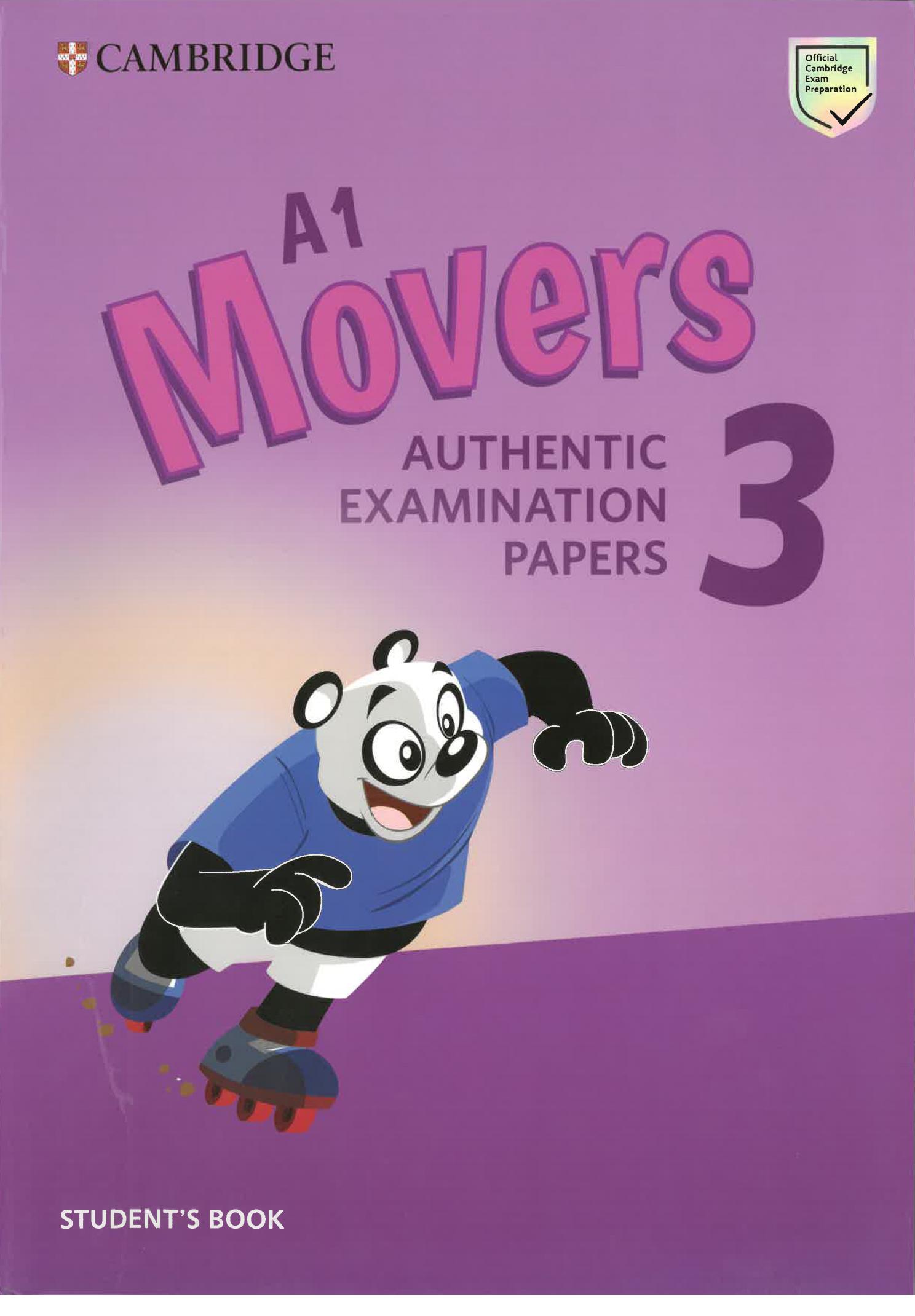 《Cambridge English Movers Level 3》剑桥英语考试（YLE）Movers 第3级别