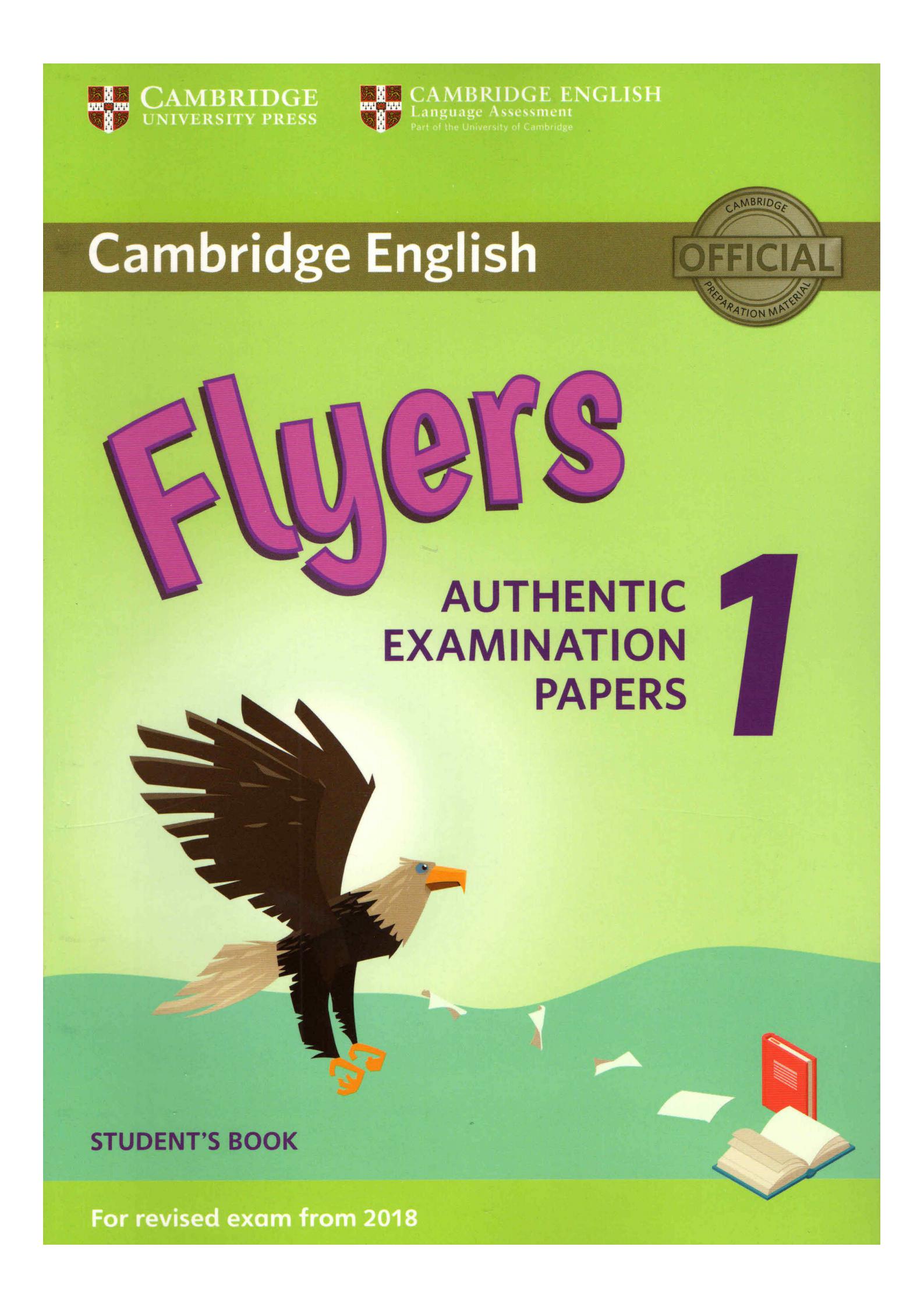 《Cambridge English Flyers Level 1》剑桥英语考试（YLE）Flyers 第1级别