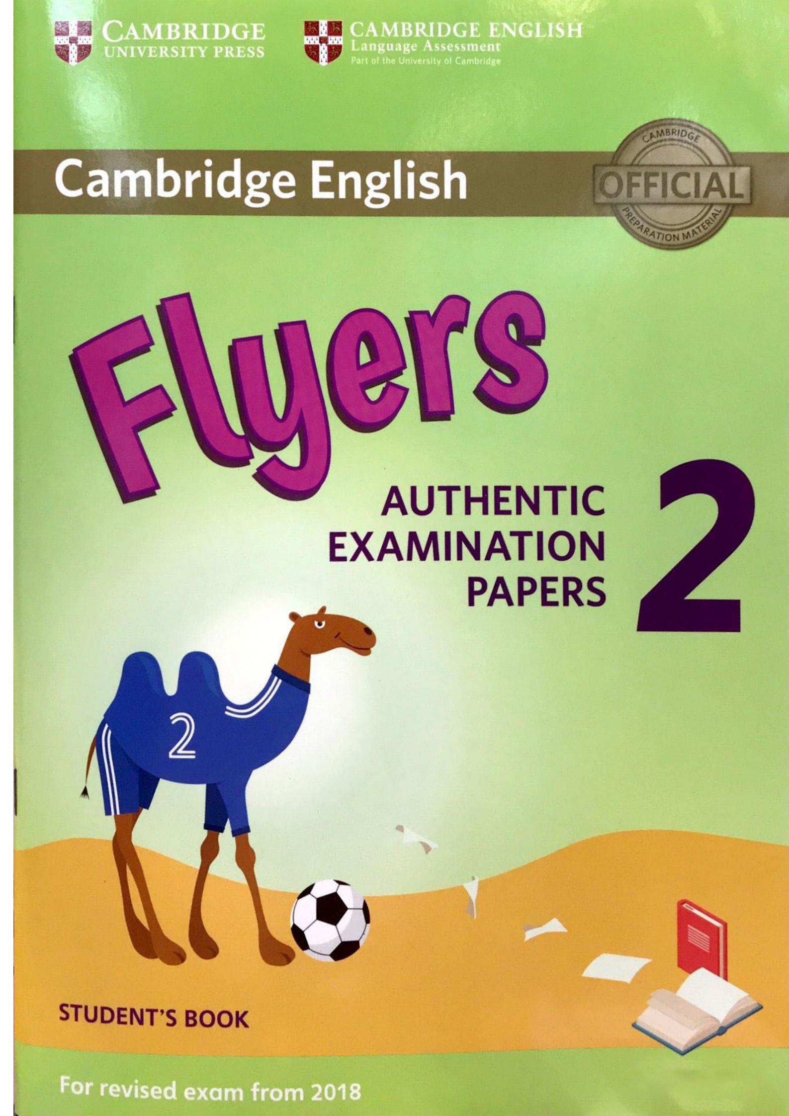 《Cambridge English Flyers Level 2》剑桥英语考试（YLE）Flyers 第2级别