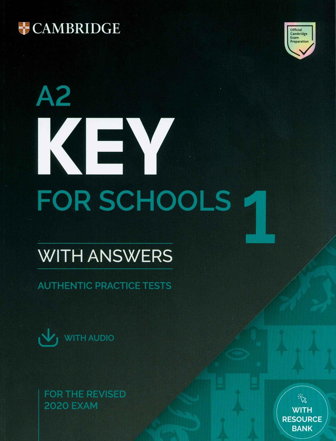 《Cambridge A2 Key for Schools Level 1》剑桥英语考试（KET）A2 Key校园版 第1级别