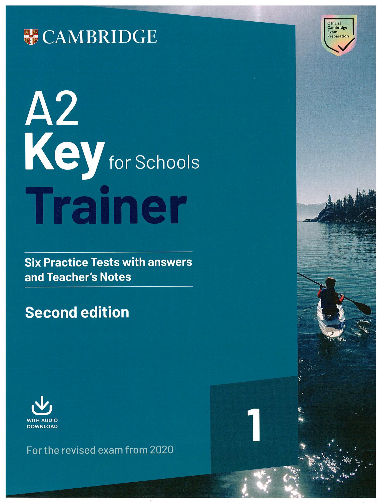 《Cambridge A2 Key for Schools Trainer 2ed Level 1》剑桥英语考试（KET）A2 Key for Schools Trainer第二版 第1级别