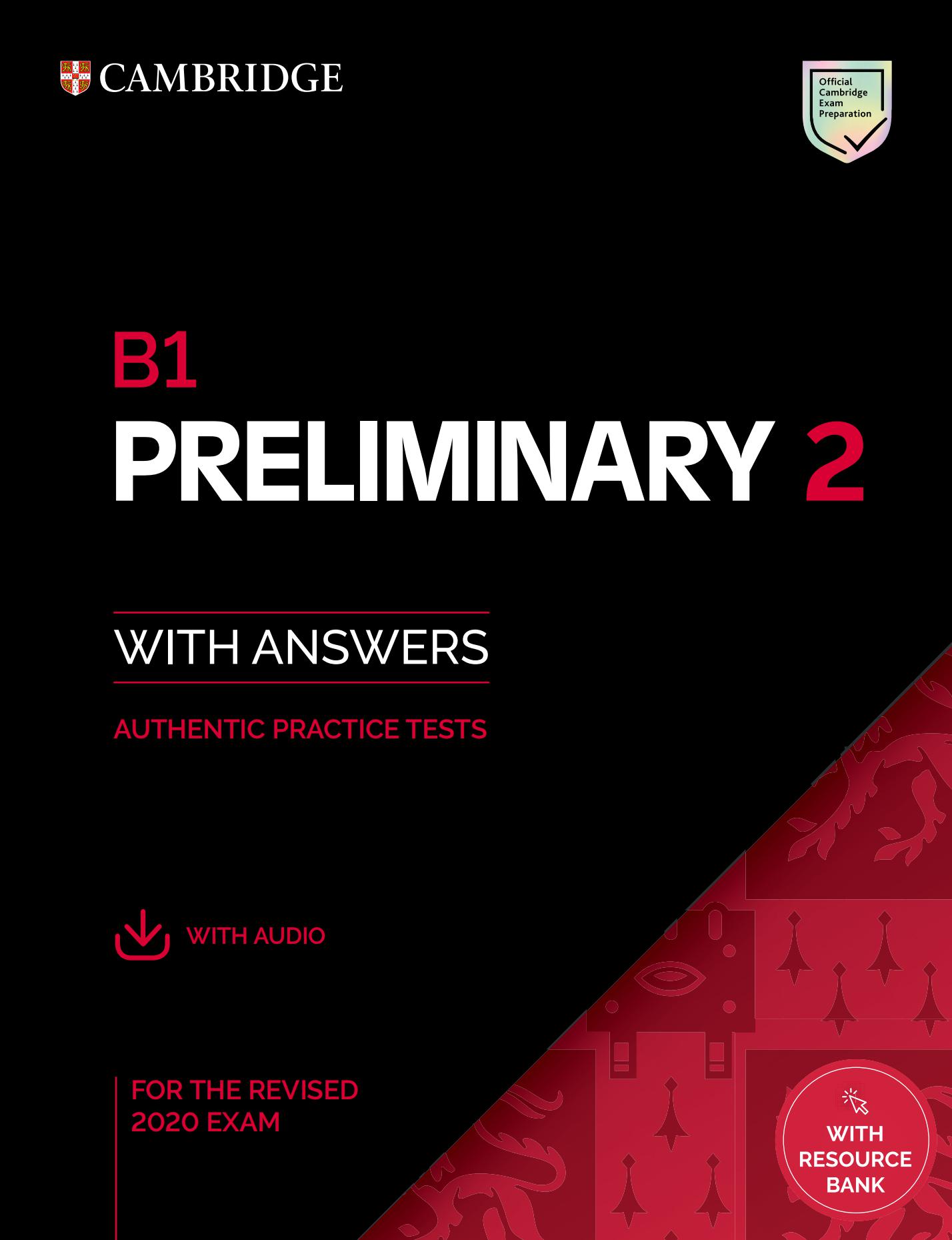 《Cambridge B1 Preliminary Level 2》剑桥英语考试（PET）B1 Preliminary 第2级别