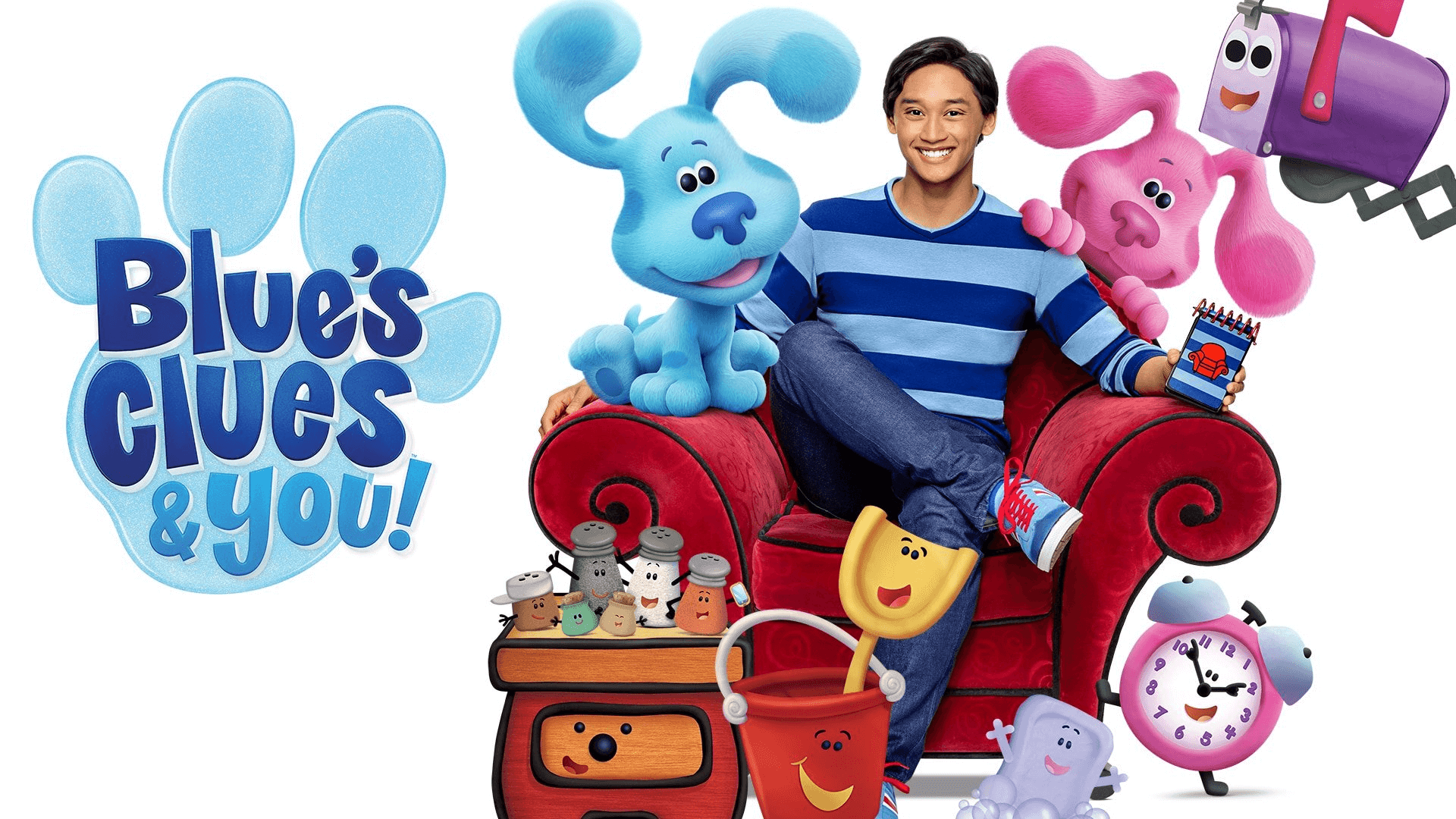 《蓝色斑点狗与你！》Blue’s Clues You英文版 第1季 [全20集]