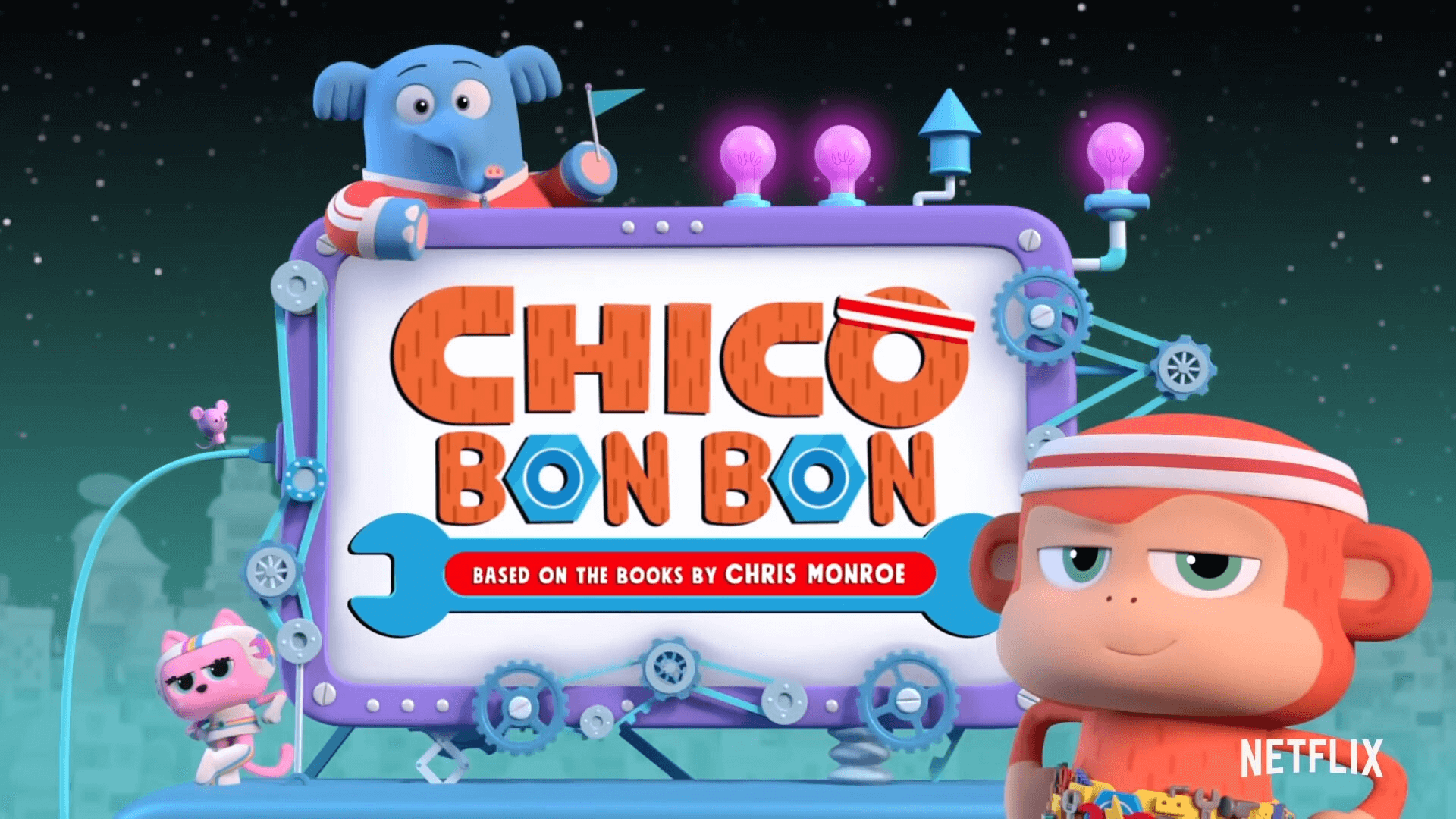 《奇哥·蹦蹦和他的工具箱》Chico Bon Bon: Monkey with a Toolbelt英文版 第2季 [全10集]