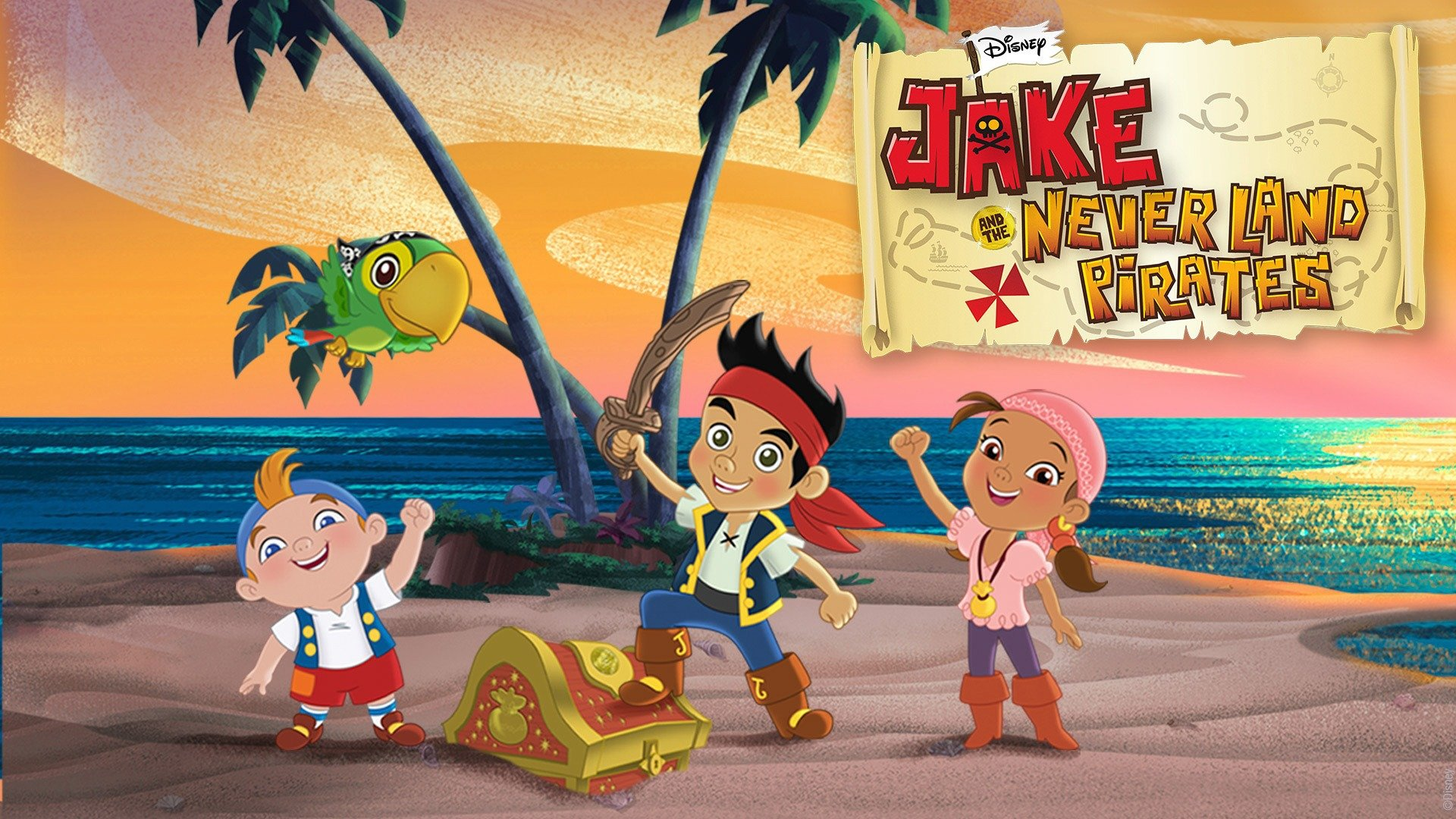 《杰克与梦幻岛海盗》Jake and the Never Land Pirates英文版 第3季 [全41集]