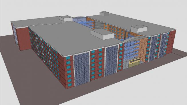 商业办公大楼综合建筑