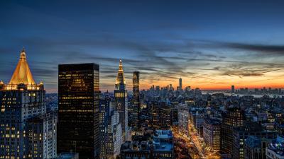 都市夕阳窗景 材质贴图下载 