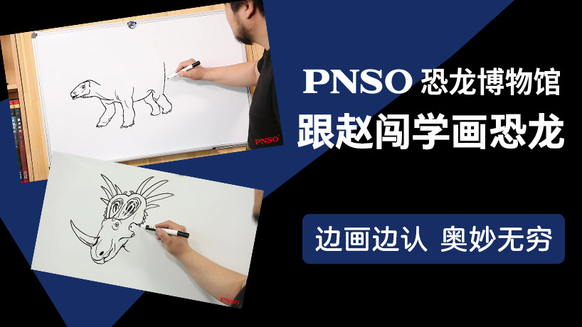 PNSO恐龙博物馆 跟赵闯学画恐龙
