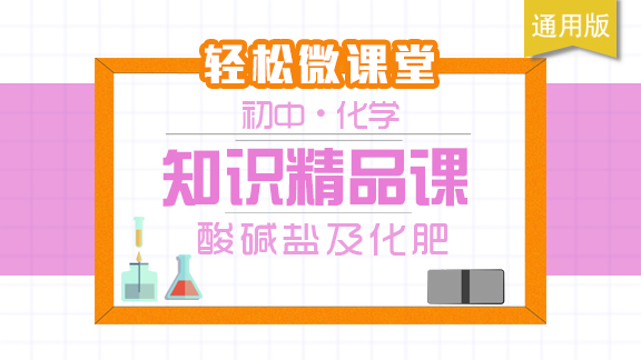初中化学精品课：酸碱盐及化肥
