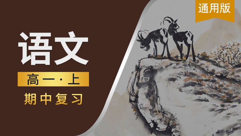 高一语文上期中复习课