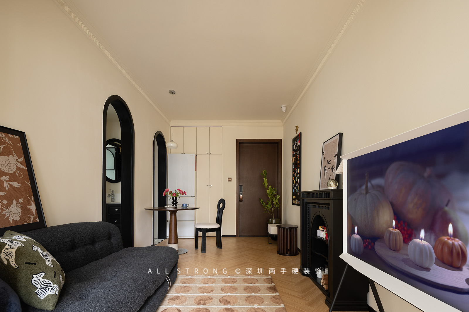 宝安海峦坊私宅 - 58m²中古风混搭风