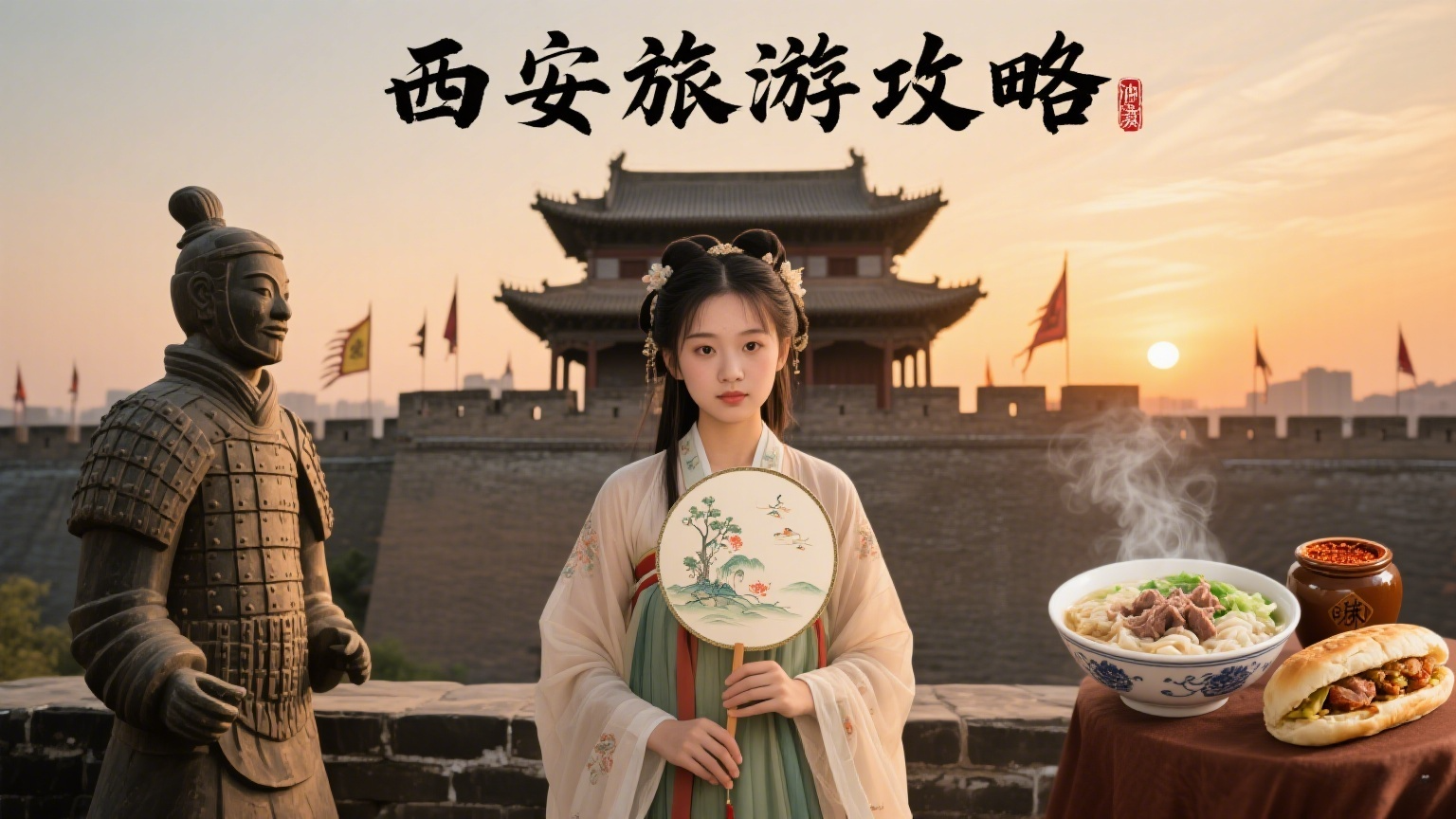🌿西安5天4夜保姆级攻略|避开人潮!本地人私藏的10个神仙角落+舌尖上的长安城🍜🌿