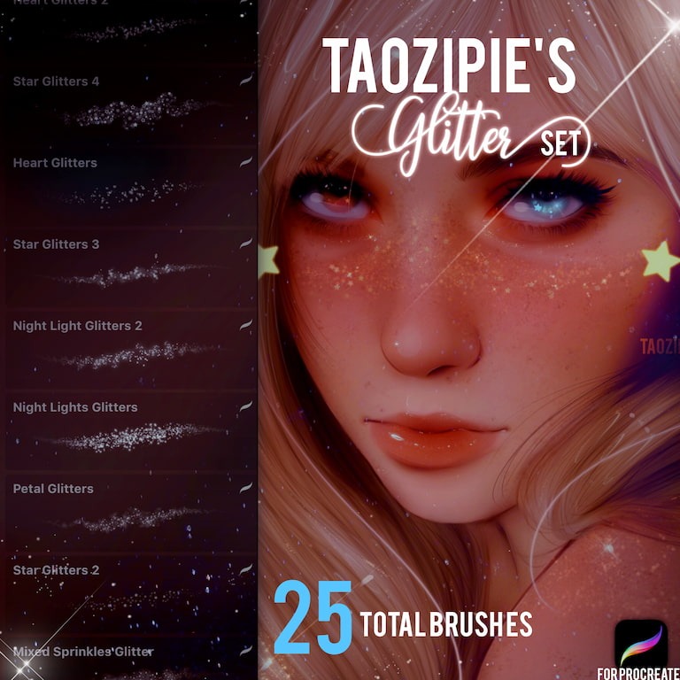 Taozipie皮肤光斑笔刷