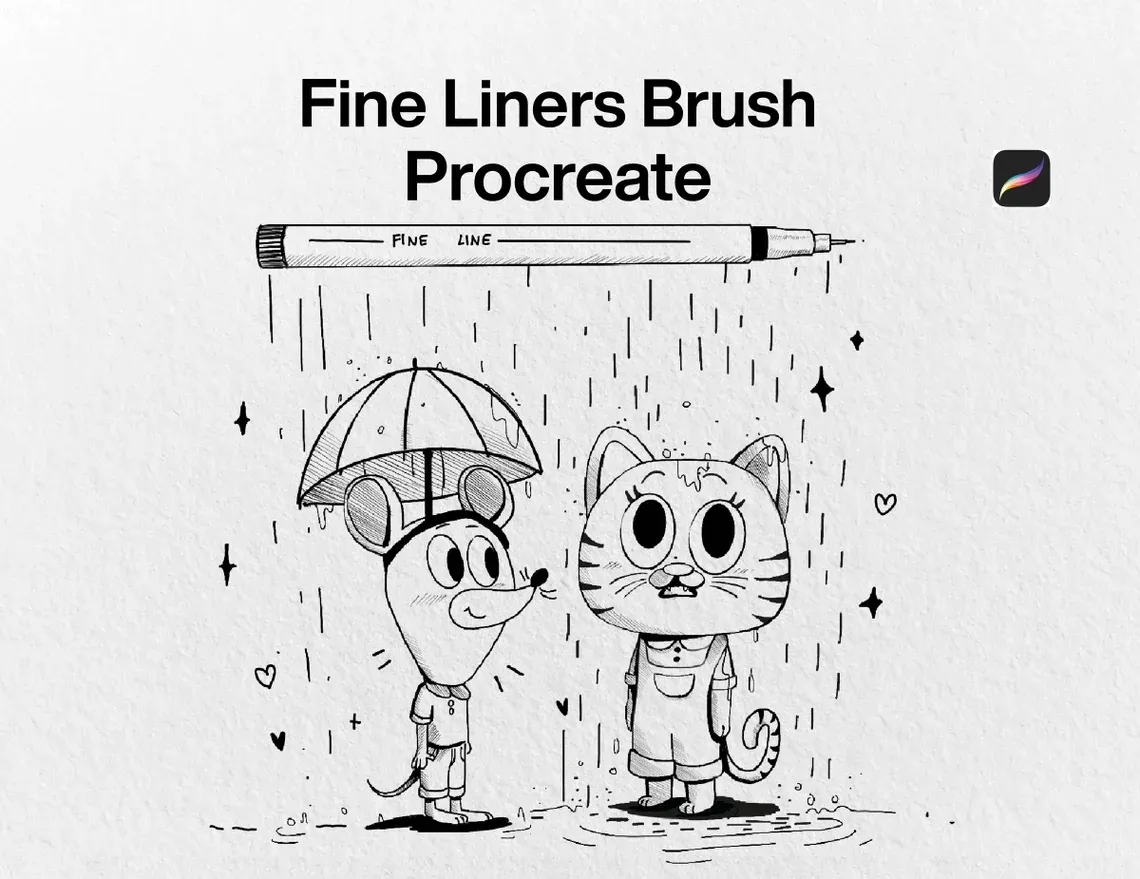 10支Procreate针管笔刷